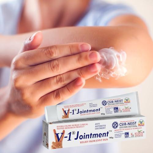 KUDOS AYURVEDA Kudos Ayurveda V1 Tablet with Jointment Gel | 60 Tablets + 90gm Gel | Pack of 2 each
