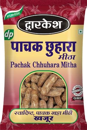 Dwarkesh Dwarkesh Ayurved Shree Shyam SS Pachak Chhuhara 4x100 g (Digestive Dry Dates) Churan Mouth Freshener, Digestive, After-Meal Snack with Pachak Chhuhara Khatta Meetha Churan