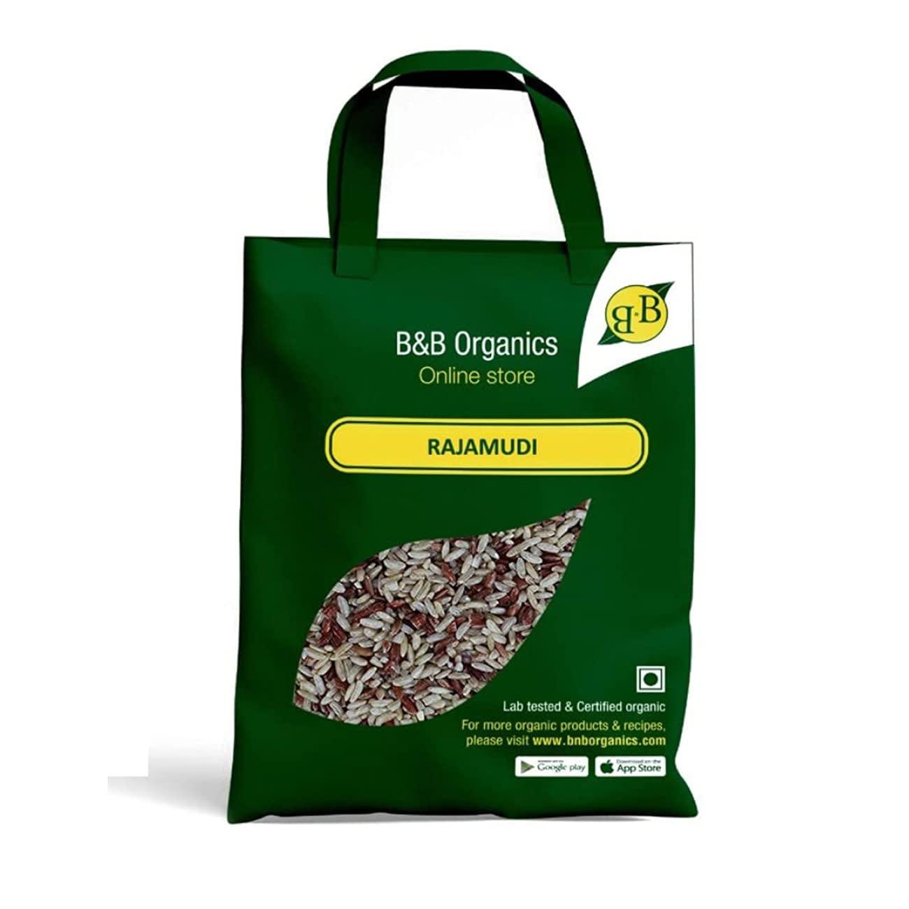 B&B Organics B&B Organics Hand-Pounded Rajamudi Rice (10 kg)/Certified Organic/Nutrient Rich Rice/Rajamudi Arisi