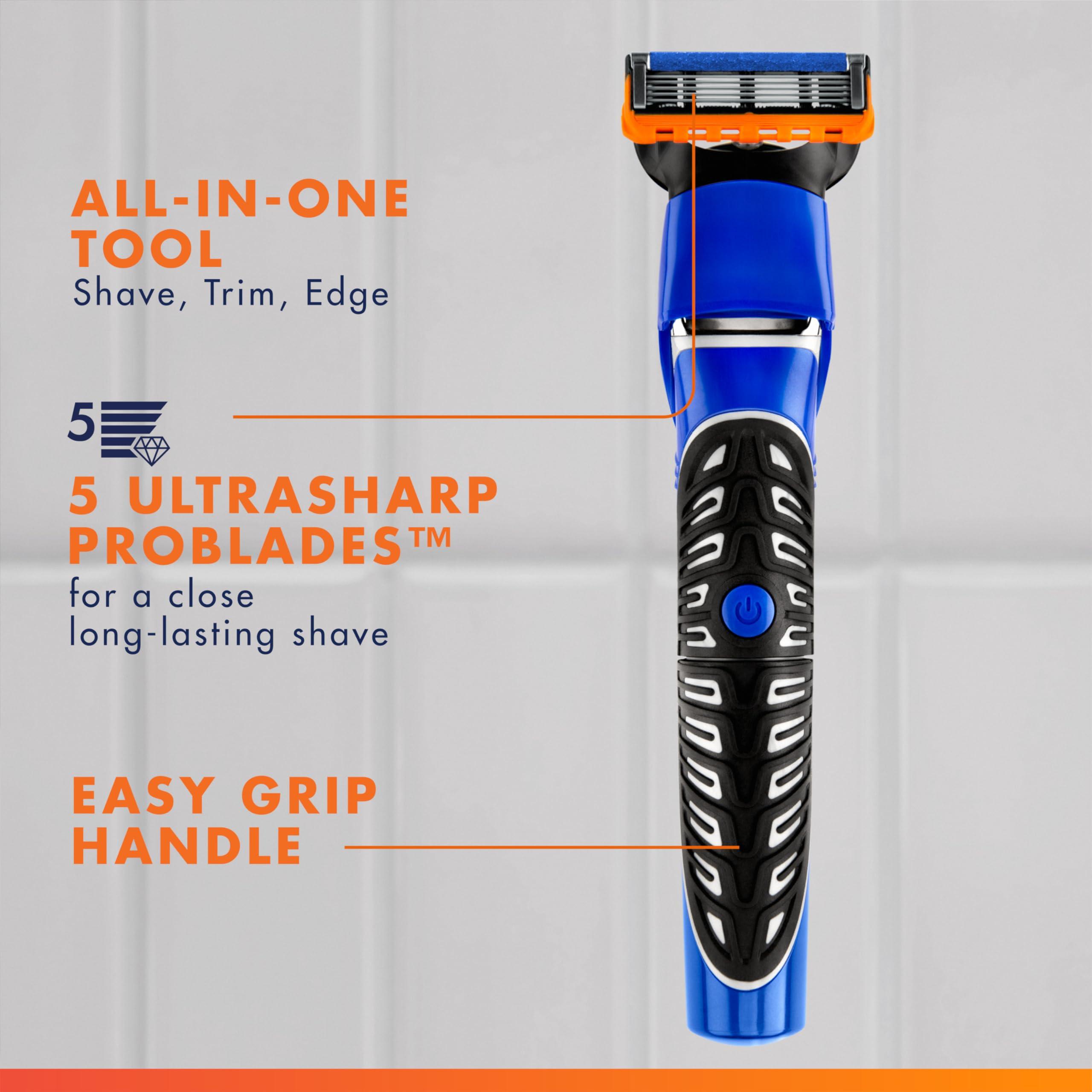 Gillette Gillette All Purpose Styler: Battery Powered Beard Trimmer, Men's Razor & Edger - Fusion Razors For Men/Styler