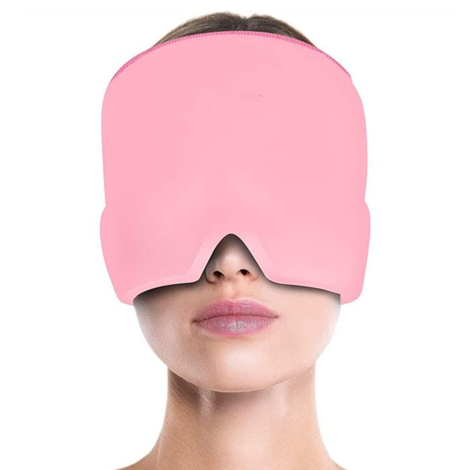 Skoolab Skoolab HEADACHE RELIEF HAT MIGRAINE CAP, WEARABLE MIGRAINE MASK ICE HEAD WRAP FOR TENSION HEADACHE, PUFFY EYES, SINUS HEADACHE & STRESS RELIEF