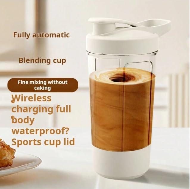 Travel Curry Travel Curry - Electric Protein Shake Mixer Blender, Gym Shaker Bottle - USB C Chargeable, Multifunctional Shaker Cup for Protein Shake, BPA Free, Made with Food Grade Material, 100% Leakproof - 400ml