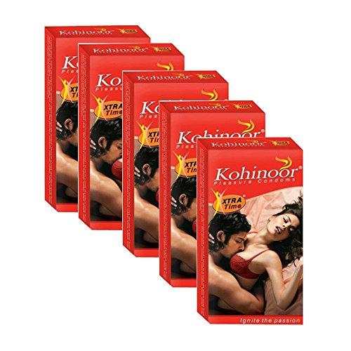 Generic Kohinoor Extra Time Condom 10 Count (Pack Of 5)