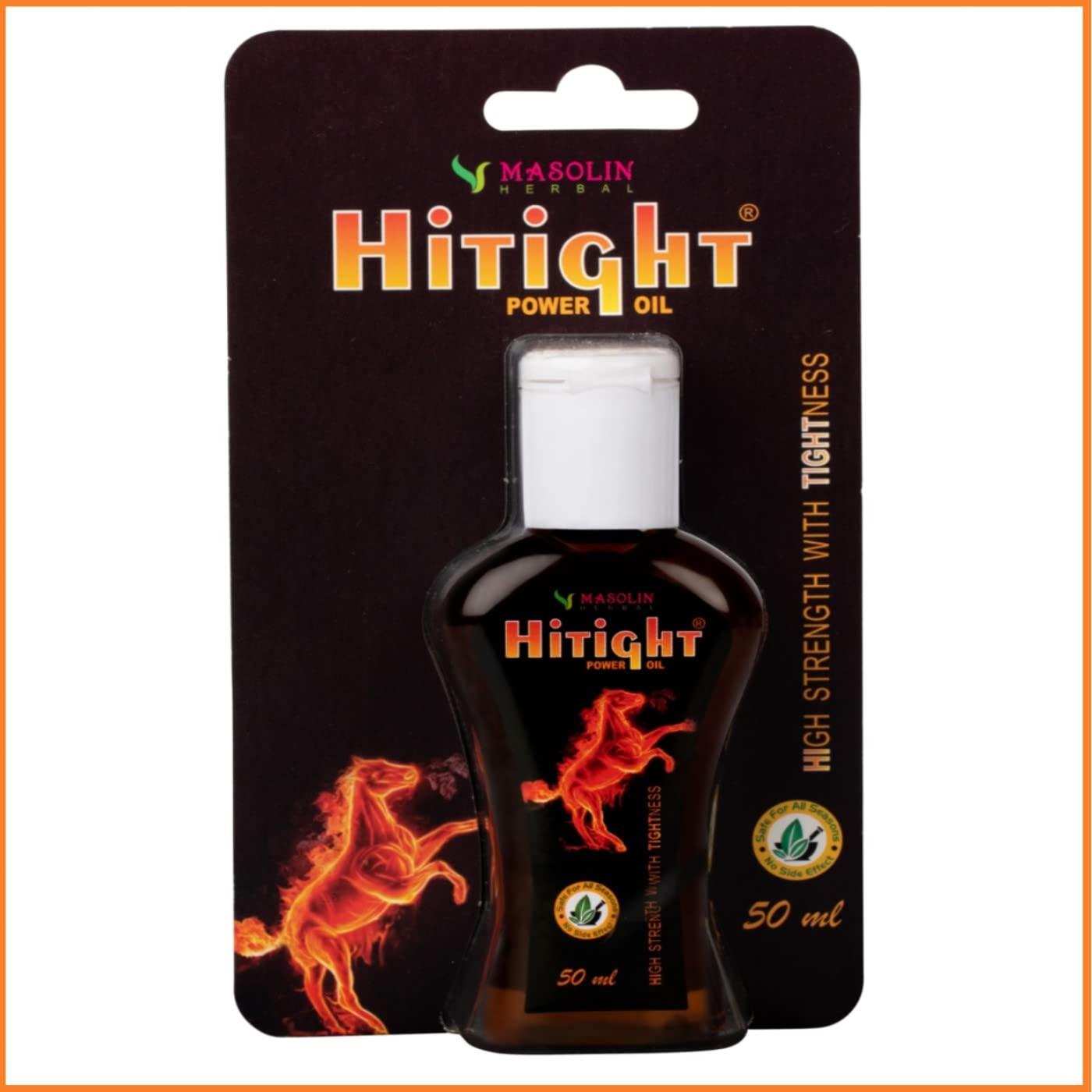 MASOLIN MASOLIN HERBAL HITIGHT POWER OIL 50ML & POWER CHURNA 100GM - COMBO FOR MEN