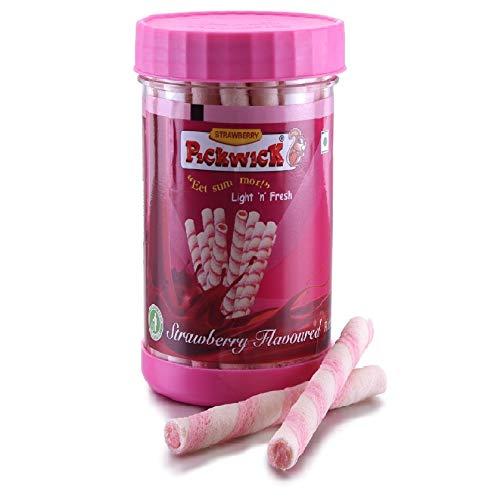 PICKWICK PICKWICK Strawberry Flavoured Wafer Rolls Jar - Combo Pack 300gm (150gm x 2)
