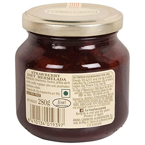La Vieja Fabrica La Vieja Fabrica Strawberry Diet Mermelada, 280g