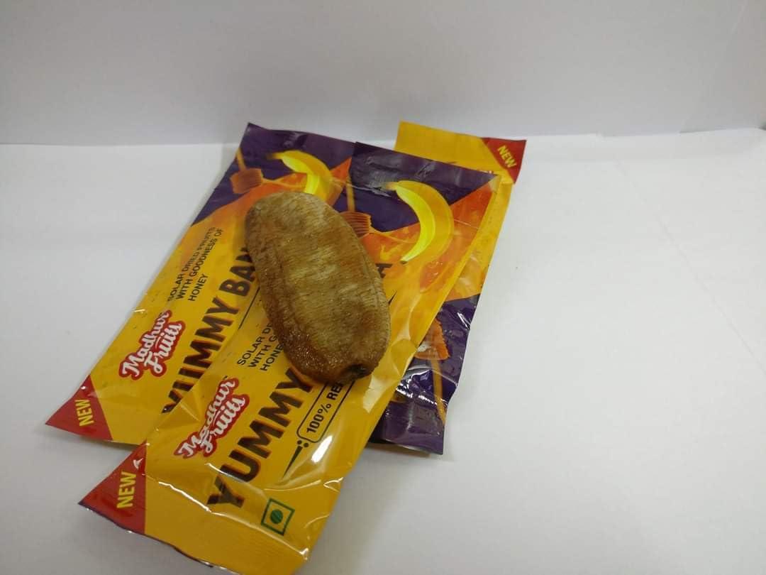 Madhur Madhur YUMMY BANANA -Solar Dried Bananas (Karpooravalli) 500 Gms