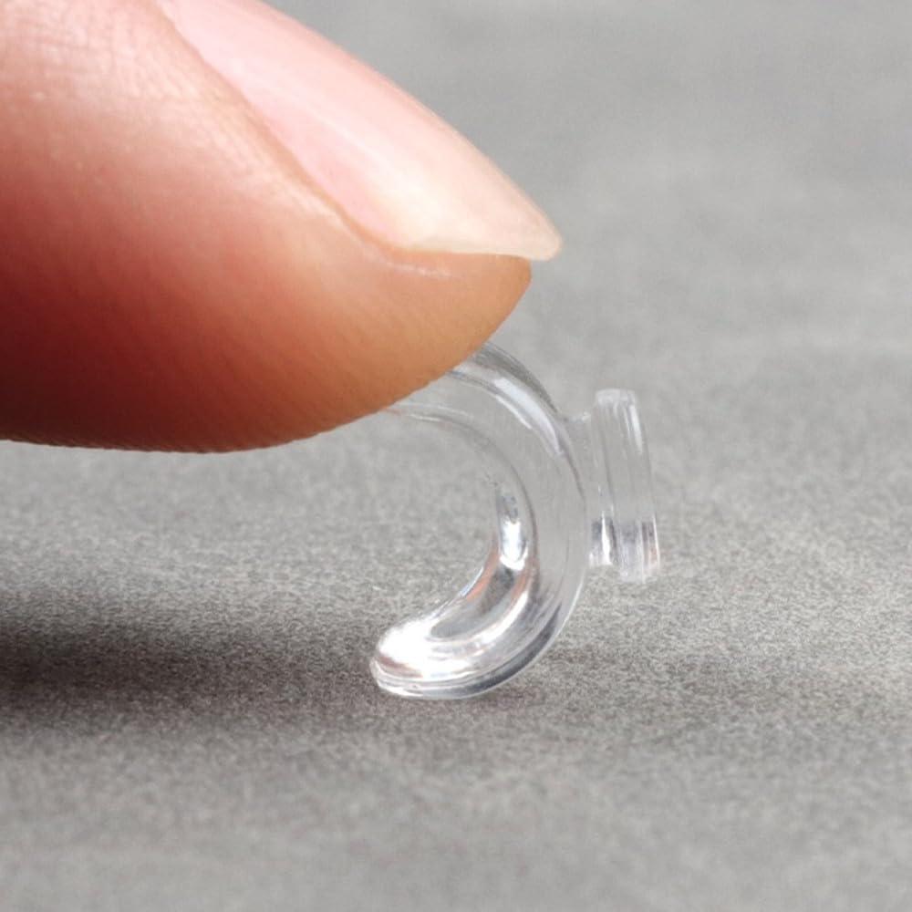 BEHLINE BEHLINE Eyeglasses Nose Pads,5 Pairs Push-in Glasses Nosepads,13mm Soft Silicone Nose Pieces/Nose Guards Replacement for Silhouette Frame/Marchon Air Frames/Rimless Eyewear Frame