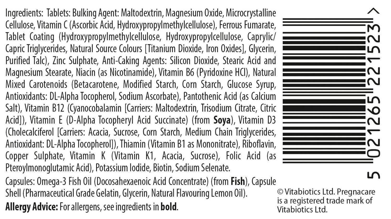 Vitabiotics Vitabiotics Pregnacare Plus 28 Tab / 28 Caps