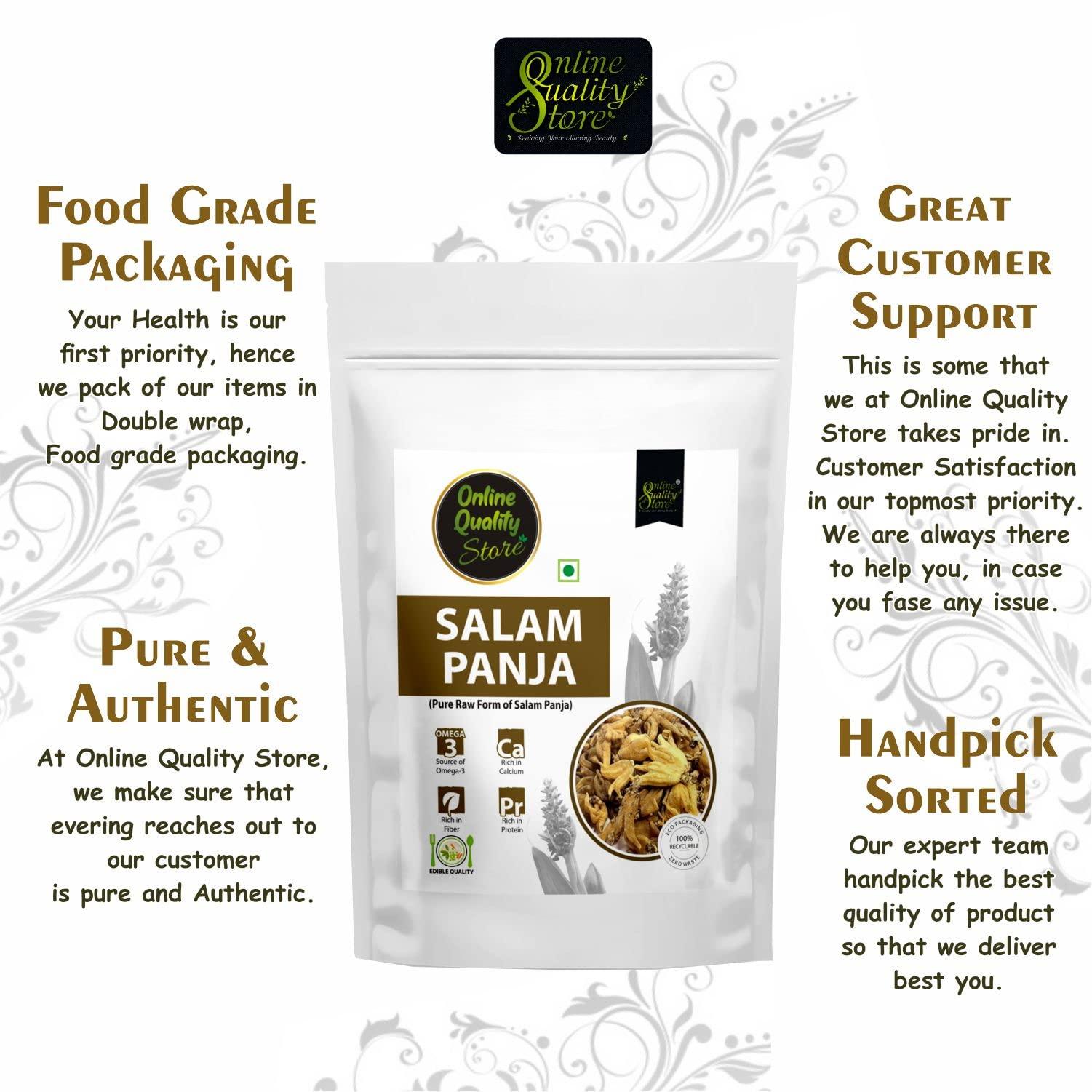 Online Quality Store Online Quality Store Salam Panja - 100g | Salab Punja | Hatta Haddi - Panchaule Dactylorhiza Hatagirea