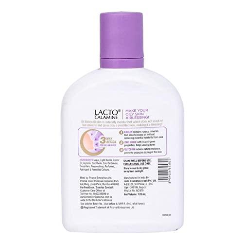 Lacto Calamine Lacto Calamine - Bottle of 120 ml Lotion (For Oily Skin)