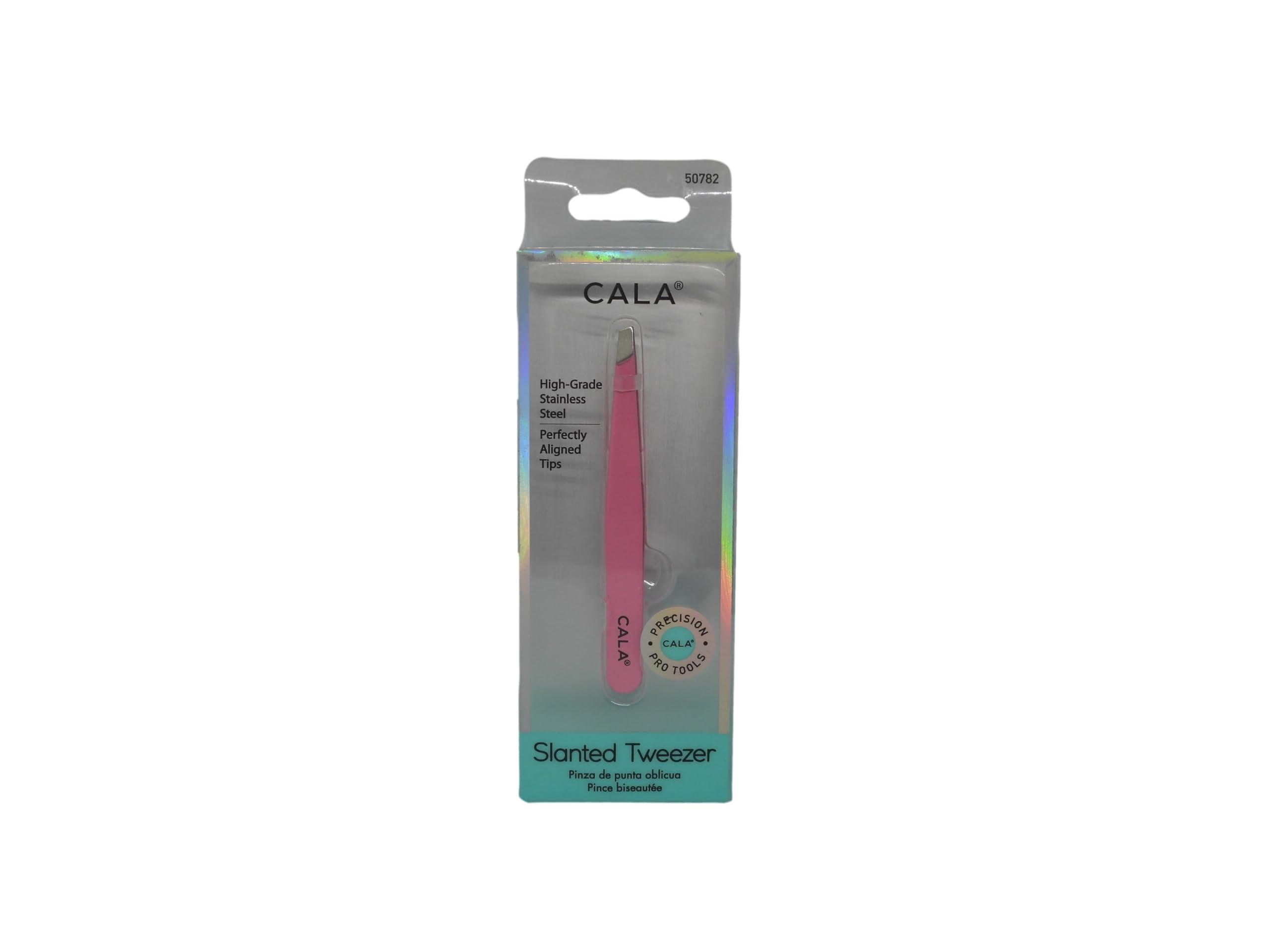 Cala Cala Pro pink slanted tweezers