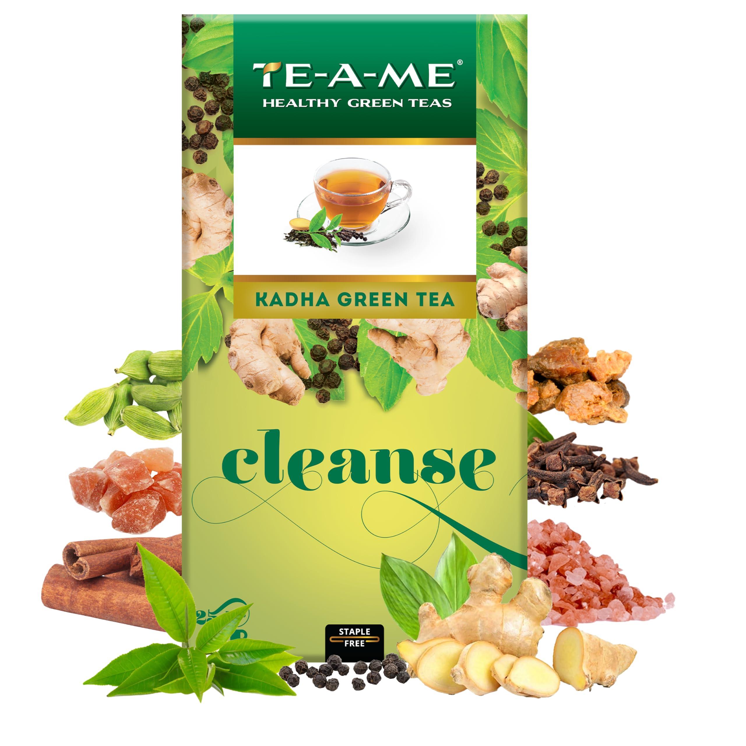 TE-A-ME TE-A-ME Detox Kadha Green Tea Bags 25 pcs | Green Tea | Green Tea Bags
