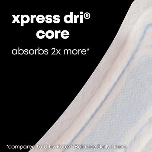 U by Kotex U by Kotex Curves Regular Liners, Unscented, 80 Count