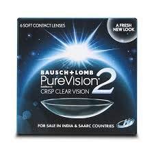 Bausch + Lomb Bausch & Lomb Purevision2 Monthly Disposable Contact Lens (6 Lens Pack -1.25)