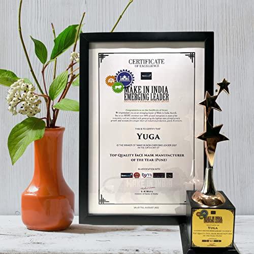 YUGA YUGA Cotton Reuseable Mask (Galaxy Black, Blue Candy, Pearl White, Without Valve, 3 Pieces) for Unisex