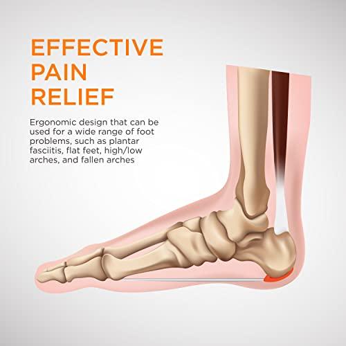 GELRIDE GELRIDE Plantar Fasciitis Gel Arch Support Cotton Sleeves Pair (Made in India) for Foot Pain, Fallen Arches, Achy Feet Problems - Reusable and Washable for Men and Women (XL Size, 2 Pairs)