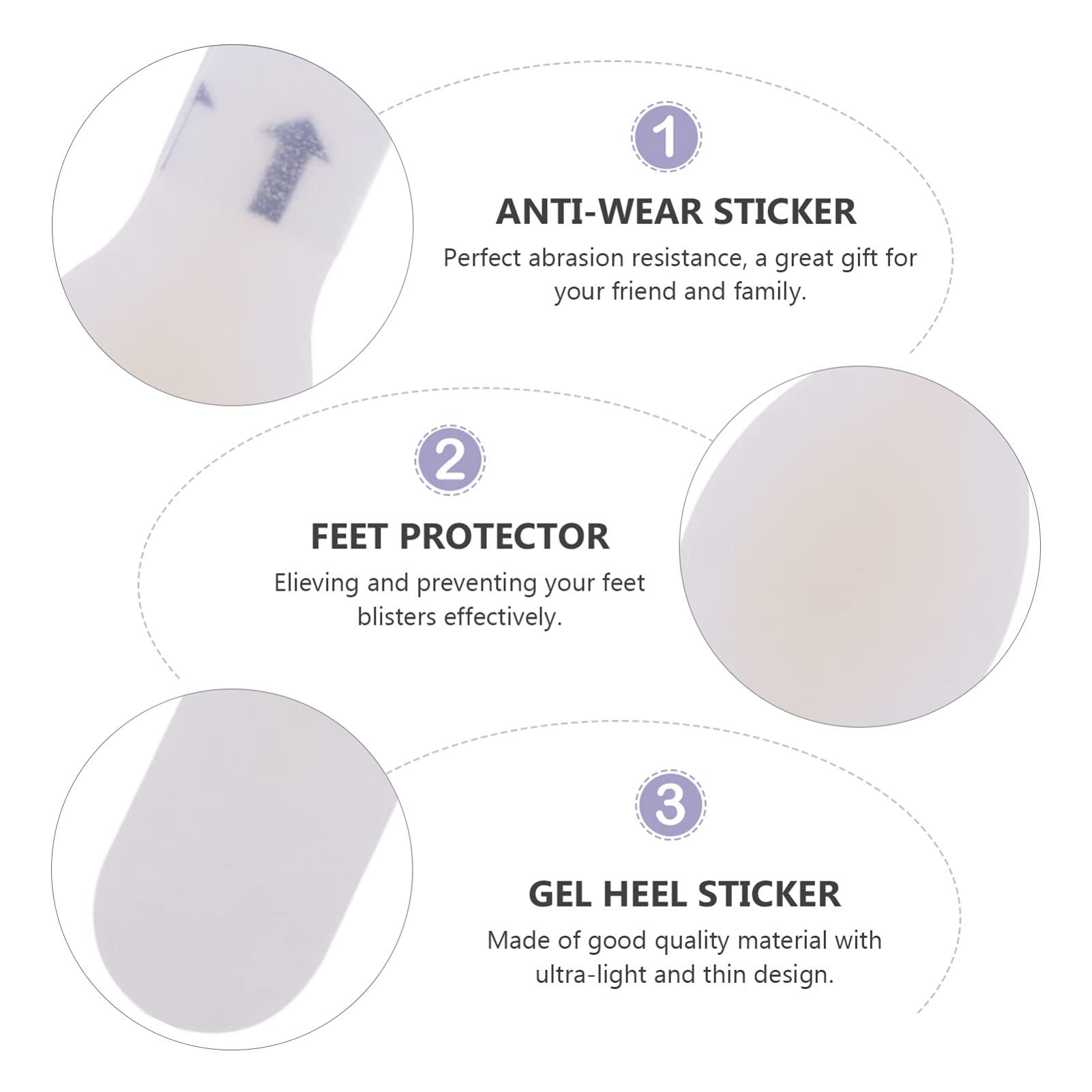 Artibetter Artibetter 10Pcs Blister Pads Bandages Blister Gel Guard Waterproof Adhesive Blister Prevention Cushion for Fingers Toes Forefoot and Heel