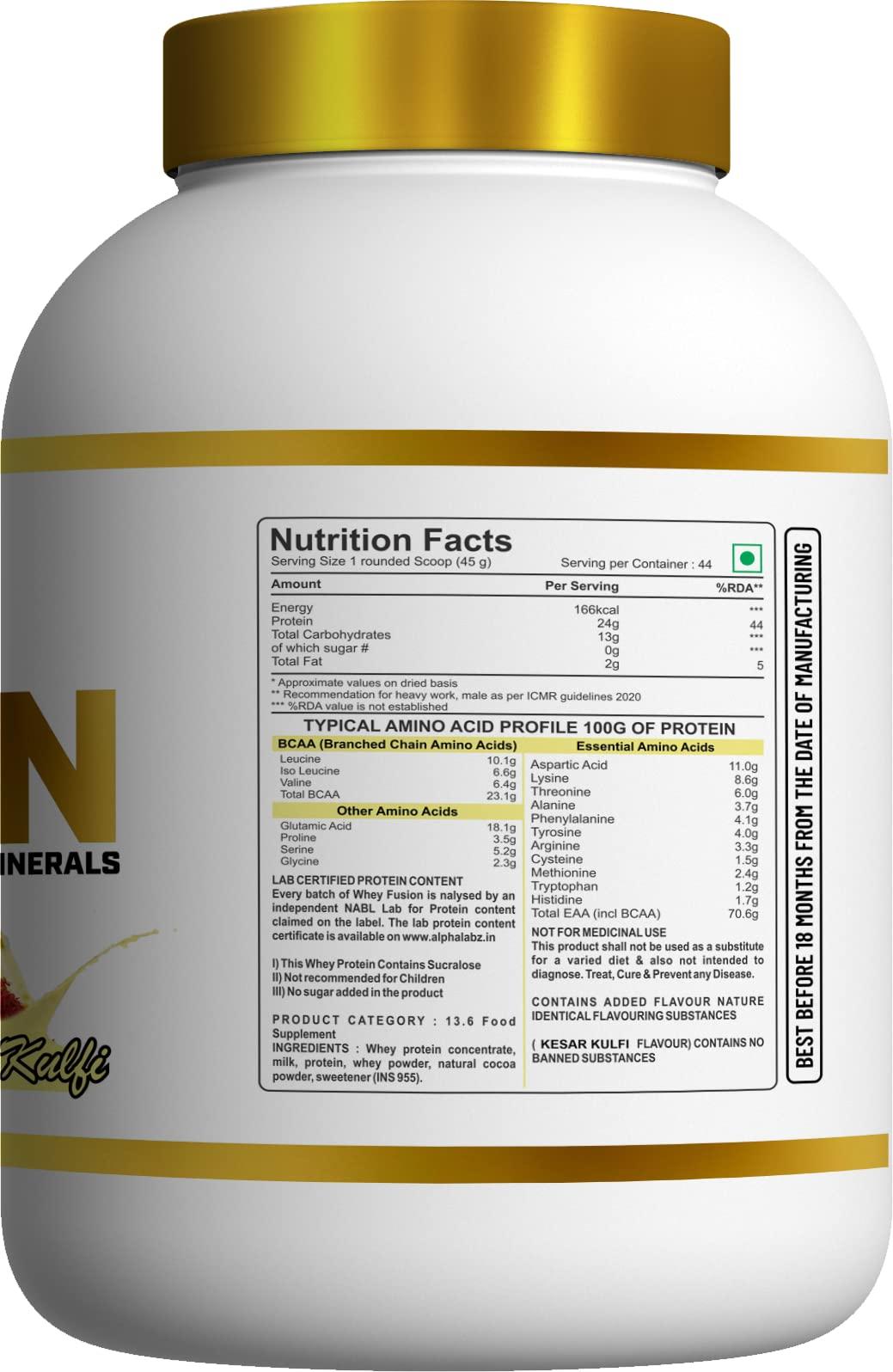 Alpha Labz Alpha Labz Whey Protein Supplement - 100% Whey Protein | Post Workout Whey Protein Isolate - 24g Protein, 5.5g BCAA, 2g Creatine for Fast Recovery & Lean Muscle| Mass Gainer Protein Powder | Protein Powder for Muscle Gain & Muscle Builder for Men and