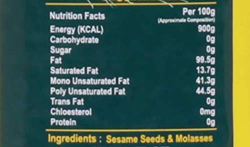 Bhuvanaeswari Bhuvanaeswari Cold Pressed Sesame Oil/Gingelly Oil, 1000 ml (Pack of 3)