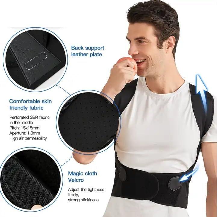 ECANVAS ECANVAS Backbone Straight Belt: Ultimate Support for Back Pain | Breathable Lumbar Support Brace | Adjustable Compression for Comfortable Wear | Relieve Aches and Enhance Posture Today!