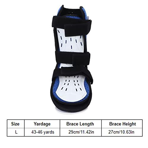 Fabater Orthopedic Walker Boot, Breathable Detachable Design Reinforced Fracture Boot for Foot Injuries(Right Foot, L)