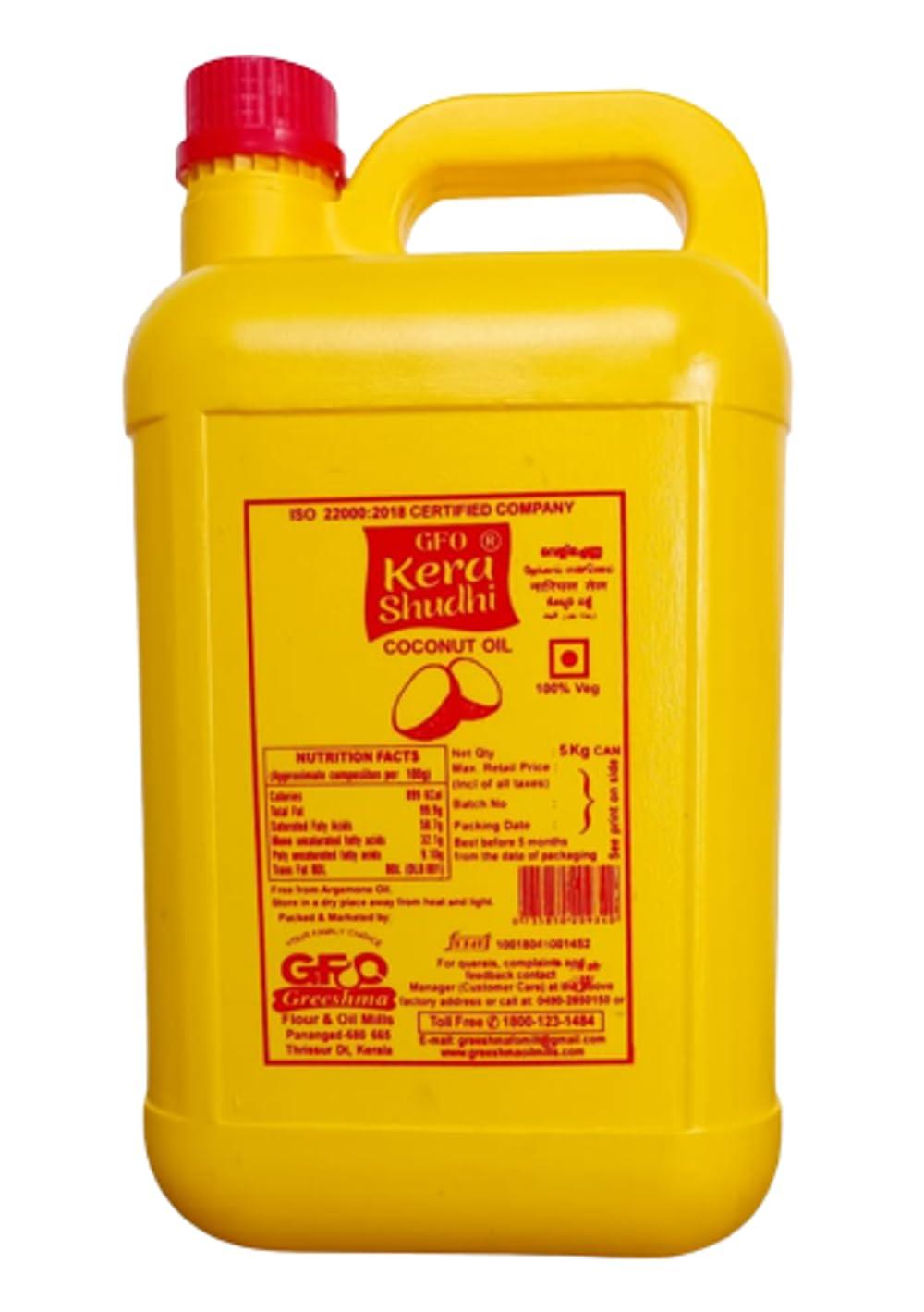 GFO Kera Shudhi GFO Kera Shudhi Agmark Coconut Oil (5 KG Can)