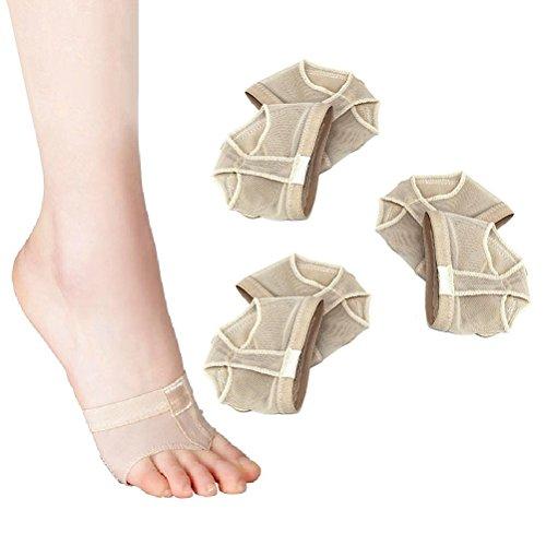 SUPVOX SUPVOX 3 Pair Ballet Belly Dance Forefoot Pads Foot Thongs Dance Paw