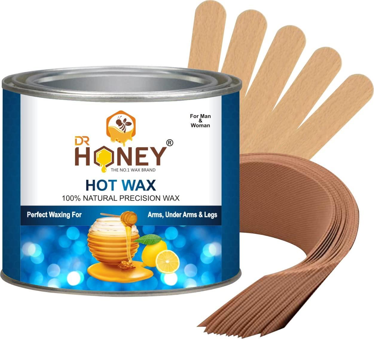DR HONEY DR HONEY cold Wax 600 gram Hair Remover Wax for Women, Body & Face Waxing, Natural Ingredients for Women, Body soft and smooth for all skin wax strip and stick 600 gram