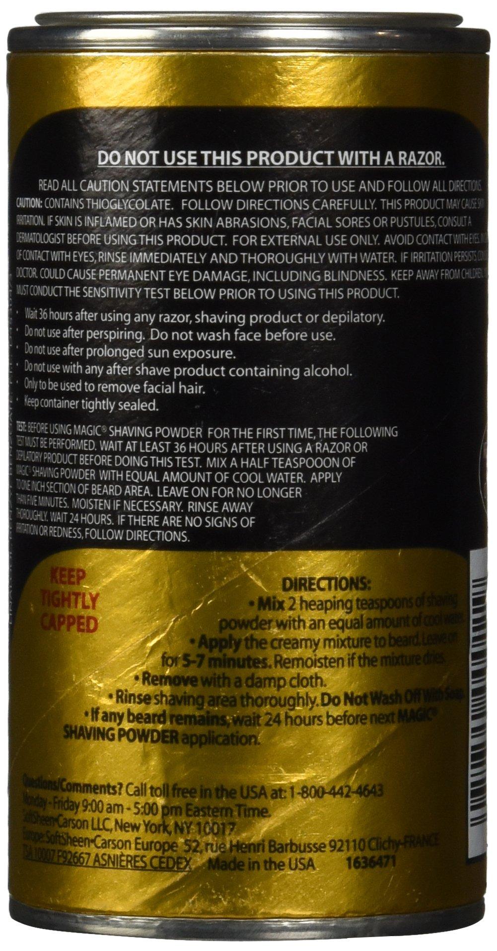 Magic Shave Soft Sheen Carson Magic Fragrant Shaving Powder