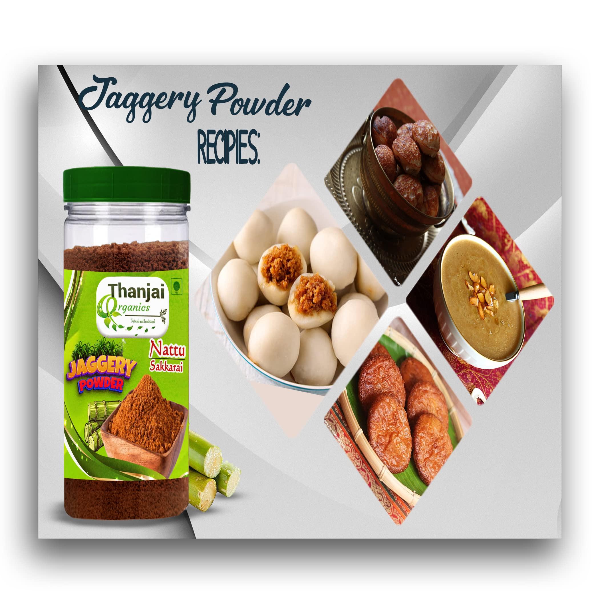 Thanjai Organics Thanjai Organics Nattu Sakkarai 1Kg | Sugarcane Jaggery | Traditional Country Sugar No Chemicals, No Preservatives and No Artificial Colors