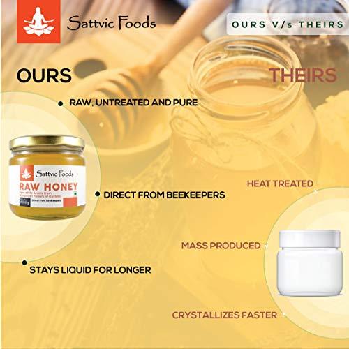 Sattvic Foods Sattvic Foods Acacia Honey (1.5 kg) Direct from Beekeepers | Kashmir Sourced | Raw & Natural | Rich in Antioxidants | Immune-Boosting | Anti-Bacterial and Anti-Inflammatory