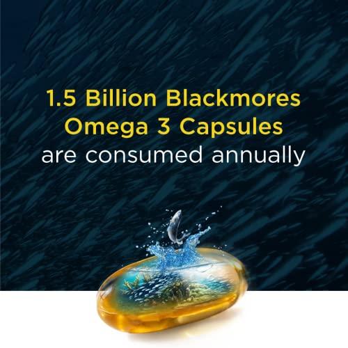 Blackmores Blackmores Odourless Omega 3 Fish Oil 1000mg | Australia's Most Trusted Brand | Supports General Health & Skin Health | No Fishy After-Taste| Pack of 30 Capsules for Men and Women