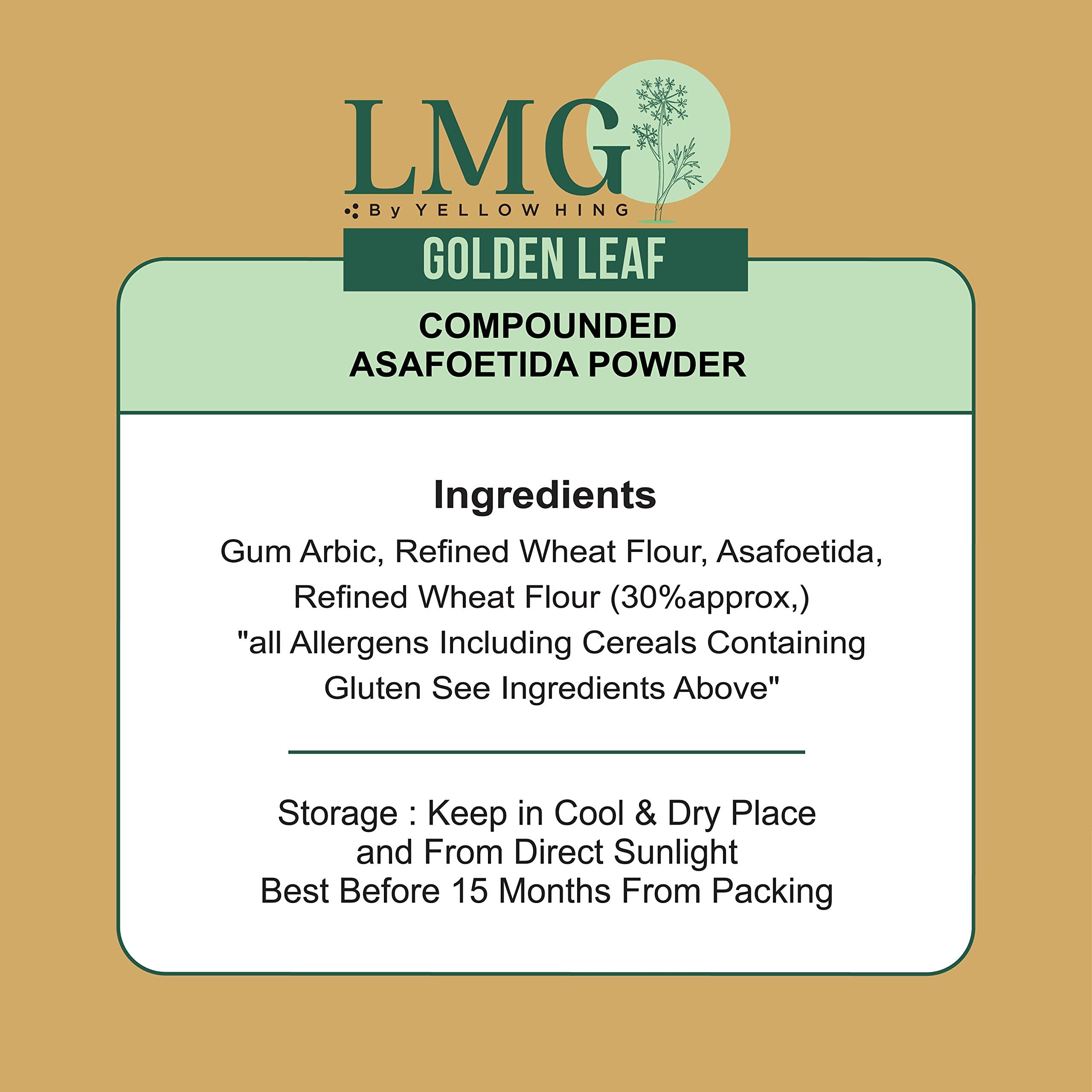 LMG LMG Compounded Hing Powder | Asafoetida | Hand Pounded & Natural Perungayam | Strong Flavour, Strong Aroma (100)
