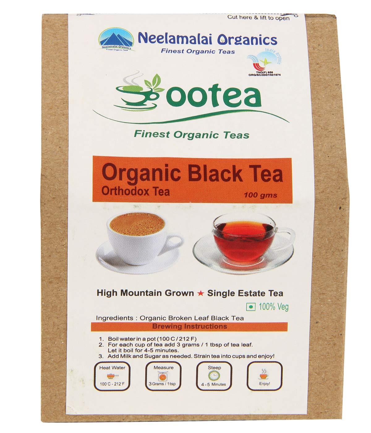 Ootea Ootea Organic Black Tea Powder, 100 grams (Small Broken leaves/BOP grade)