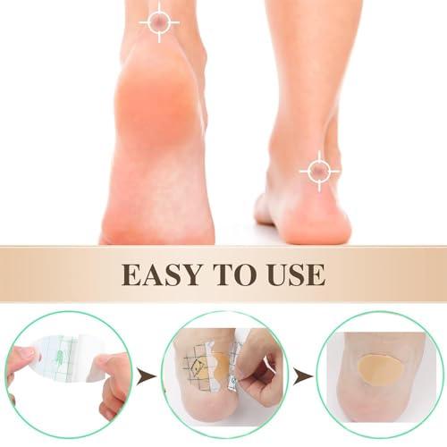 ZUGAD ZUGAD Heel Protectors,Shoe Bite Protector,Waterproof Self-Adhesive Foot Care Protection Pads,Heel Stickers Pad Self-Adhesive Heel,Anti-friction Foot Patch for Women Men. (50)