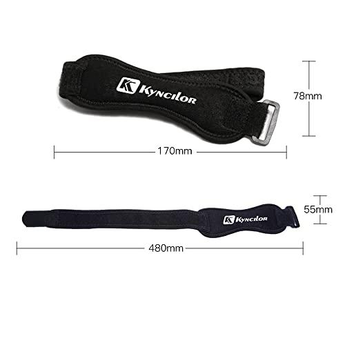 Qunan Qunan Case Pa Adjustable Knee Patellar Tendon Port Band wi Knee Port Port Pad for Outdoor Sports Blue