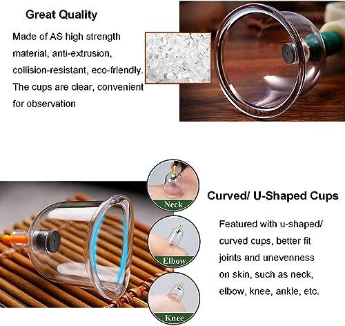 EKIN EKIN Vacuum Massage Cupping Device Cupping hijama Therapy Machine Cupping Massage pump (Black)