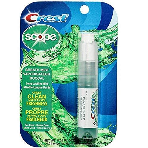 Crest Scope Outlast Breath Mist, Long Lasting Mint, 0.24 fl oz