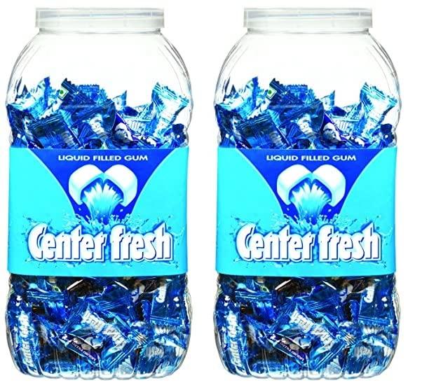 Generic Center Fresh, Spearmint, Chewing Gum Jar, 675 g, 225 pc | Pack of 2