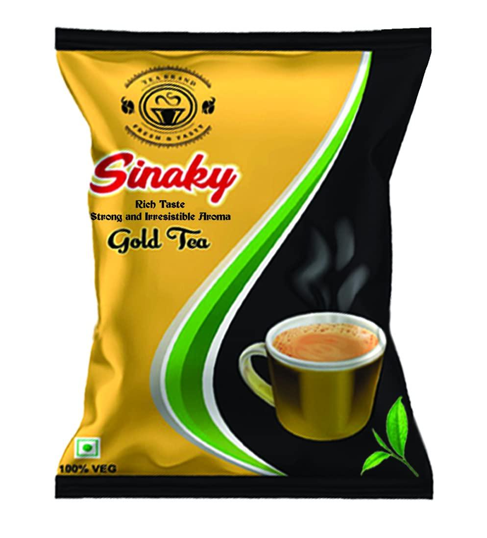 Sinaky Assam Premium Tea, Chai patti, Sinaky Gold Tea 250 g (Pack of 2)