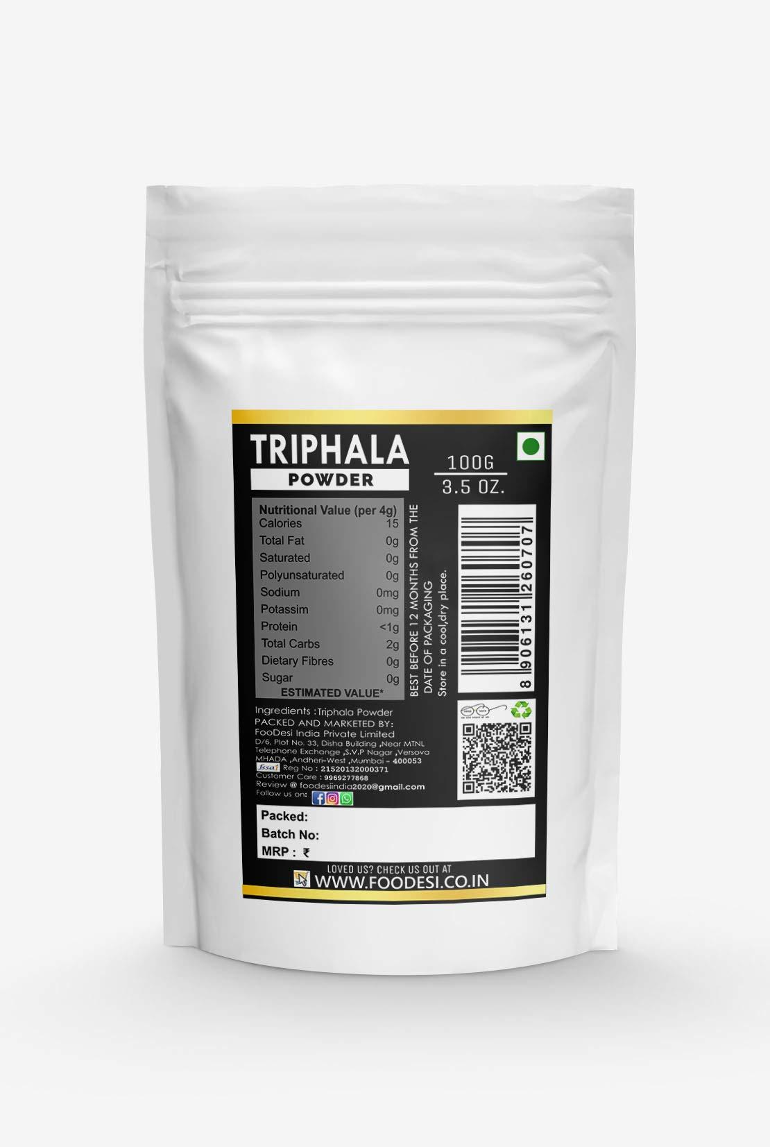 FOODESI FOODESI Triphala Powder 100 GM