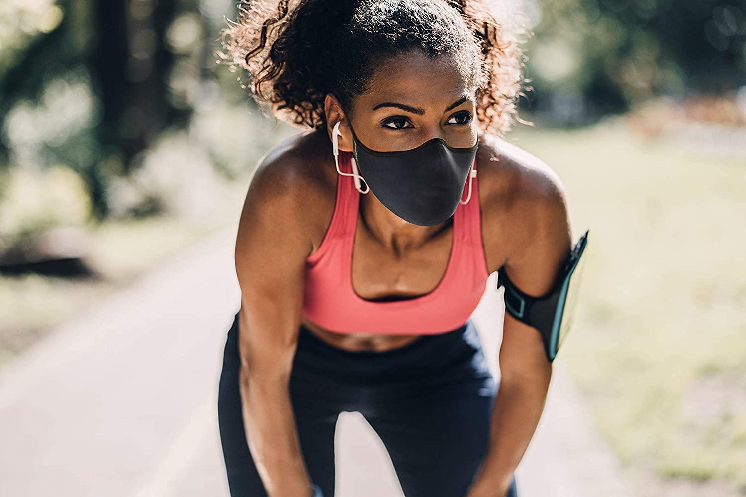 Livinguard Livinguard Fitness Single Layer Washable & Resuable Microfiber Cloth Face Mask With Anti Microbial Properties (Unbeatable Breathability & Ultra Comfort ) for Unisex (Pack of 1)