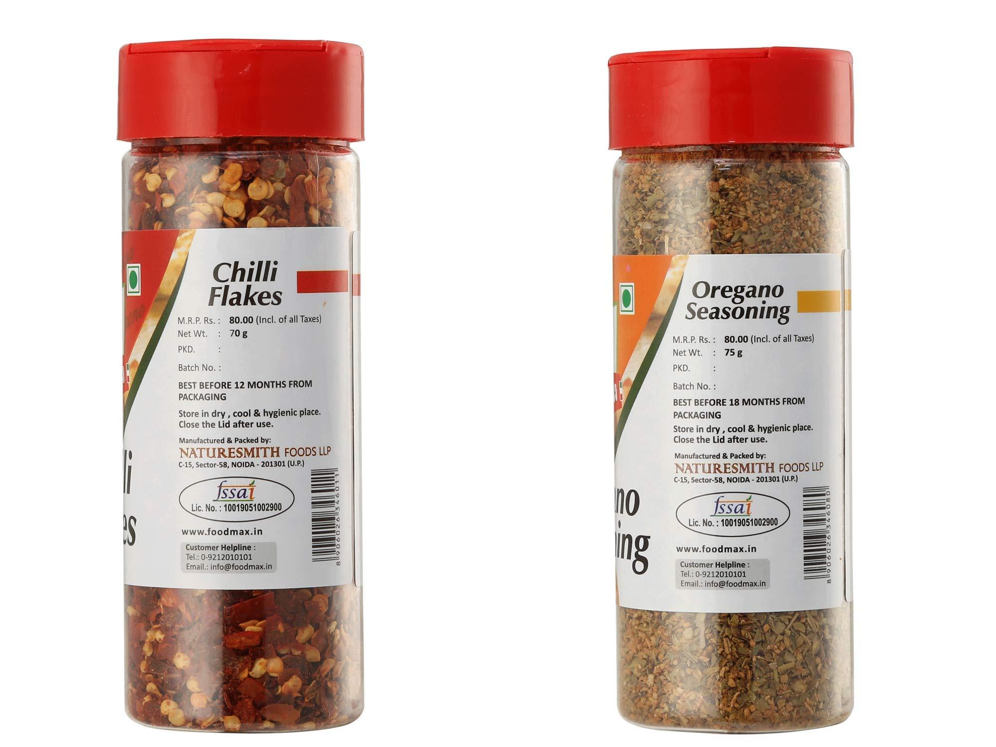 NATURE SMITH VIVA ITALIA OREGANO SEASONING & CHILLI FLAKES COMBO