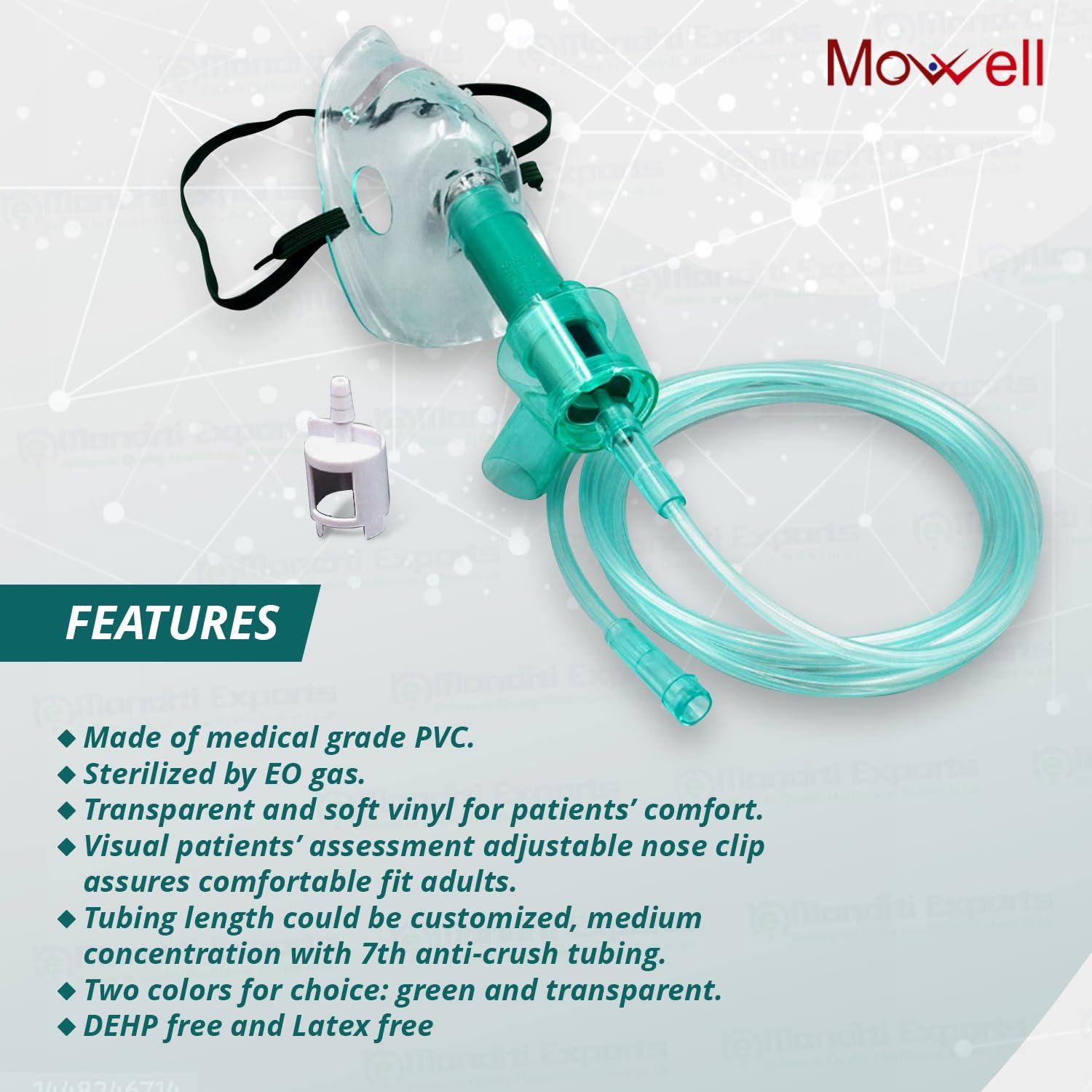 Mowell Mowell Venturi Mask with Valve & Tubing Adult