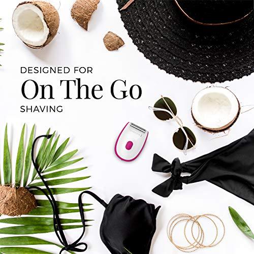 Remington Remington WSF4810US Smooth and Silky on The Go Wet/Dry Razor Shaver with Hypoallergenic Foil