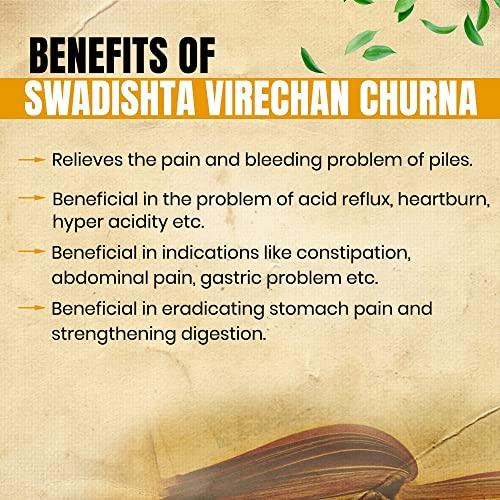 A R Ayurveda A R Ayurveda Swadishta Virechan Churna Ayurvedic Formula to Stimulate Bowel Movements