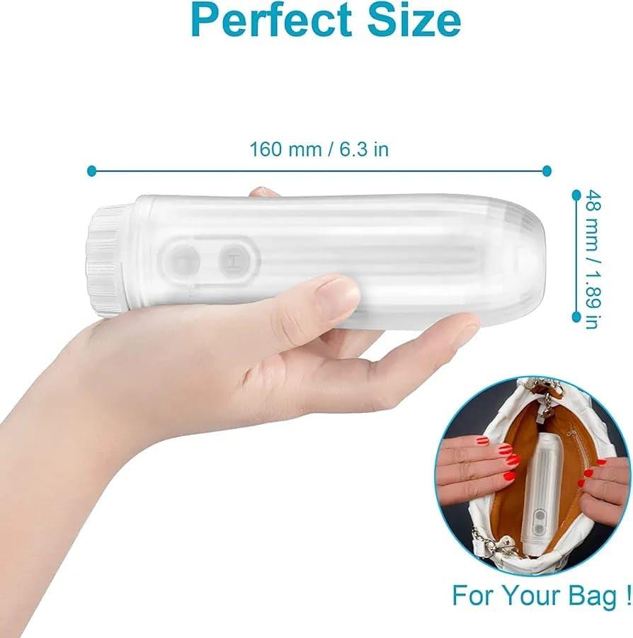 Aspeona Aspeona Portable Travel Bidet Sprayer, Mini Handheld Personal Bidet Sprayer, Travel Electric Bidet Portable Handheld Personal Bidet Sprayer, for Hygiene Cleaning; Postpartum & Baby Care; Hemmoroid Treatment.