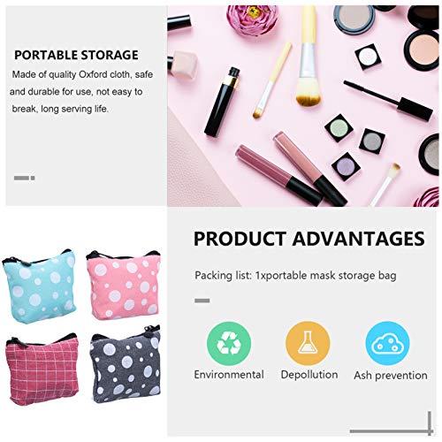 EXCEART EXCEART 4Pcs Pouch Purse Portable Small Pouch Toiletry Bags Travel Cosmetic Bags for Coins Key Sanitary Napkins