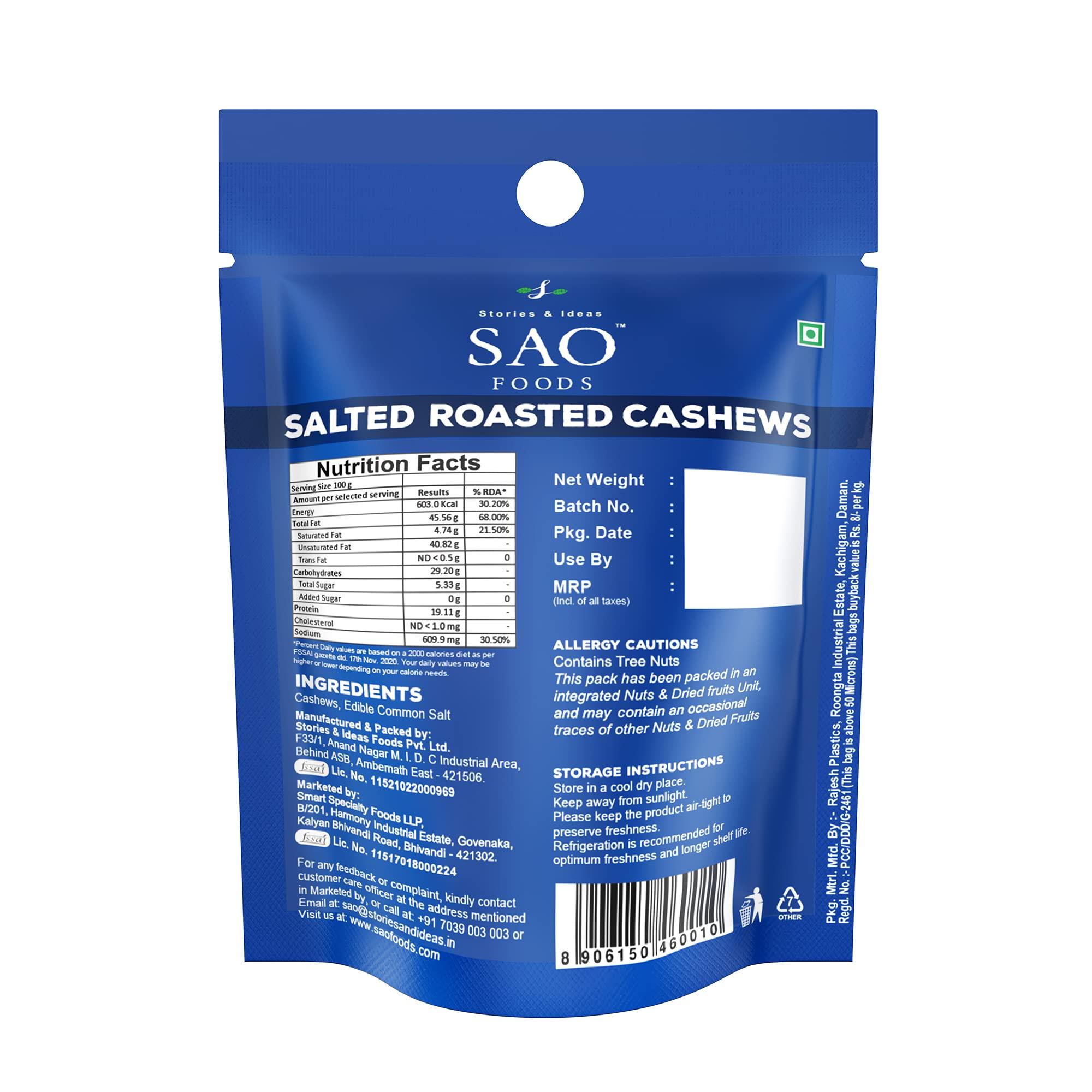 Stories & Ideas SAO Foods Stories & Ideas SAO Foods Roasted & Salted Assorted Dry Fruits Box Snacking Packs Of 12 Grm Each,Magic Mix: 8 Small Packs + Almonds: 4 Small Packs + Cashews: 4 Small Packs + Pistachios: 4 Small Packs